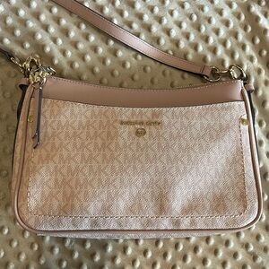 Michael Kors Logo Print Medium Shoulder Bag